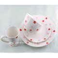 Hochwertiges Lovely Dotted Keramik Geschirr Set